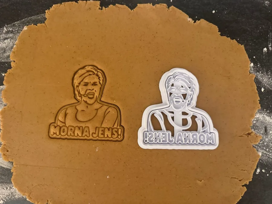 Morna Jens! – pepperkakeform fra oslowerk